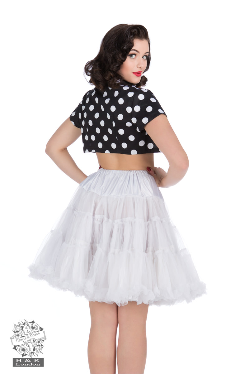 Black White Big Dot Bolero